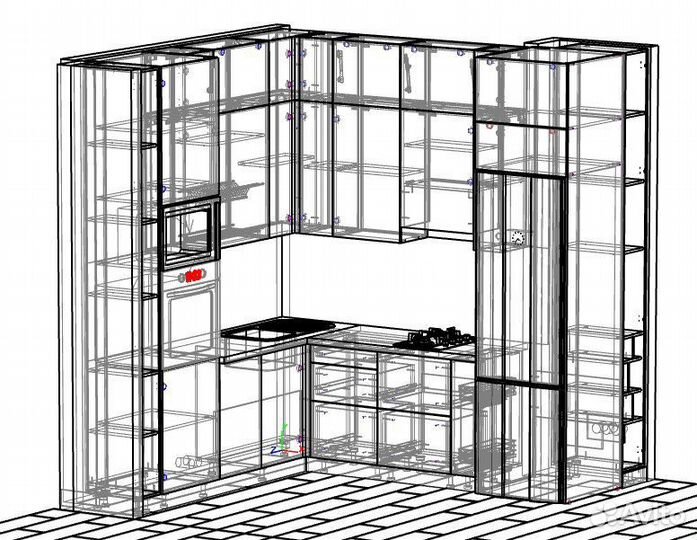 Проектировка мебели, кухонь по вашим размерам
