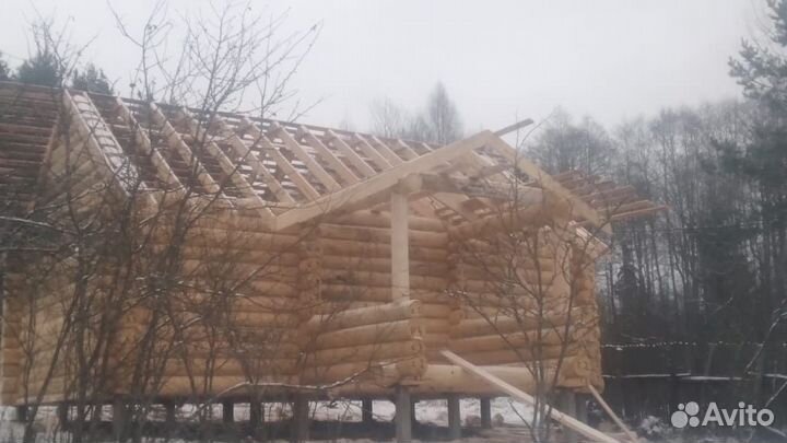 Сборка срубов