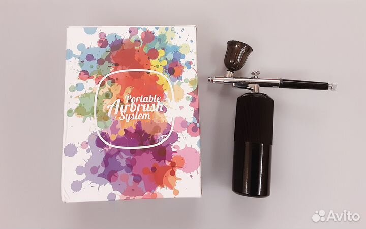 Аэрограф для рисования со встроенным аккумулятором