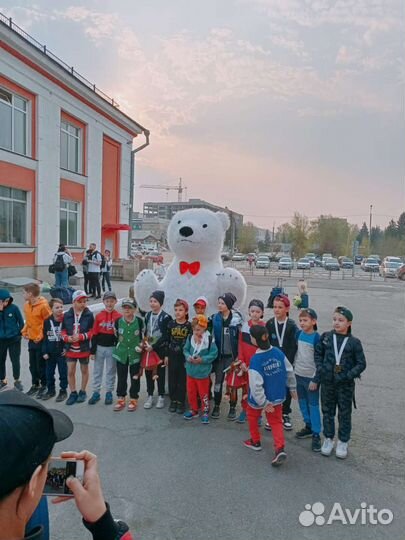 Белый мишка поздравление