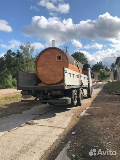 Баня бочка под ключ