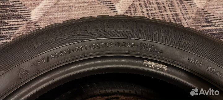 Nokian Tyres Hakkapeliitta 9 15/60 R5 и 185/60 R15