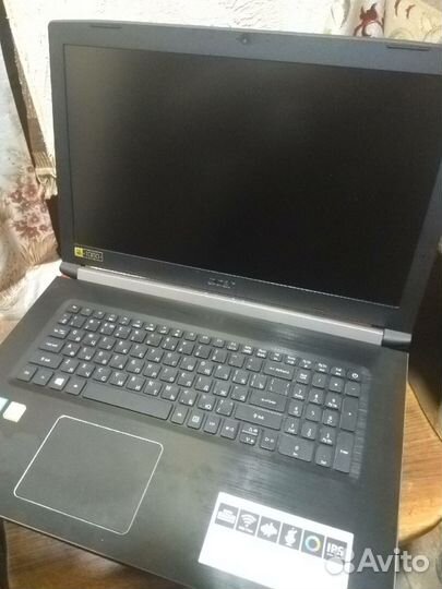 17/3 Игровой ноут i5 8/6ram/m2 ssd120/2gb video/10