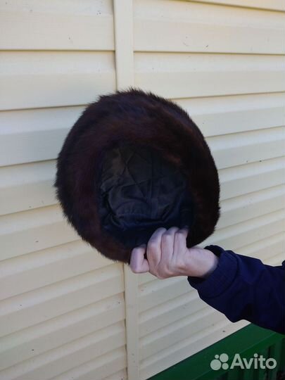 Шапка норковая женская бу