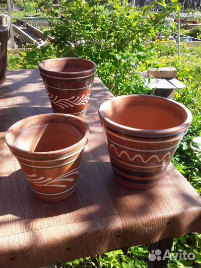 Керамические горшки для цветов