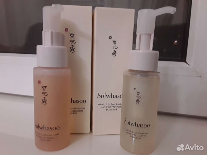 Очищающая пенка и очищающее масло Sulwhasoo
