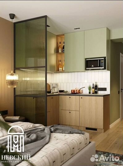 Стильный кухонный гарнитур на заказ