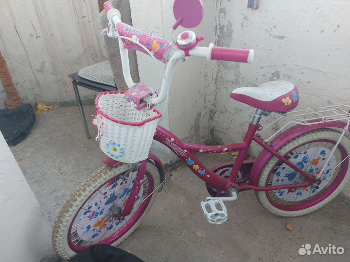 Велосипед детский 18 дюймов для девочки