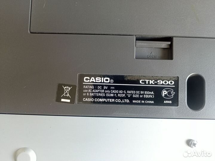 Синтезатор casio ctk 900