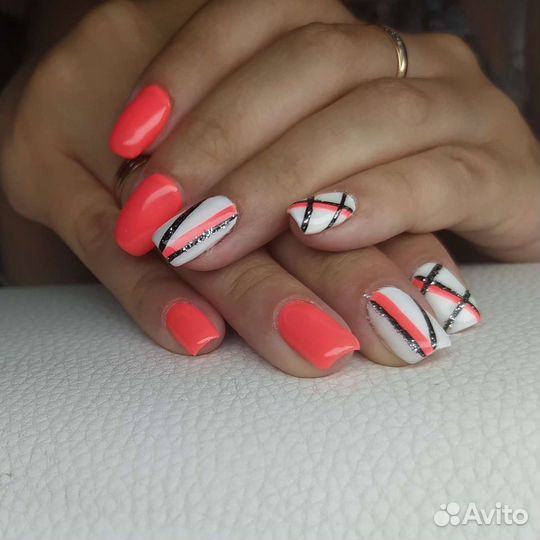 Маникюр и педикюр, наращивание