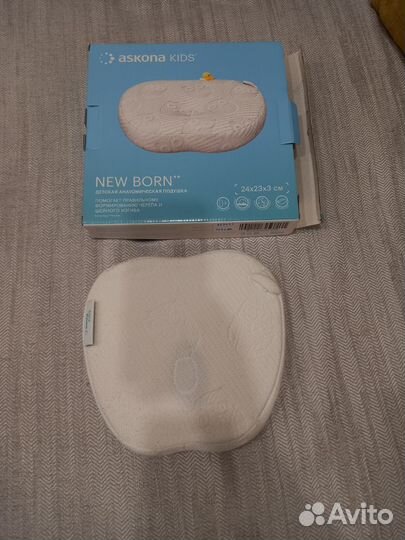 Детская ортопедическая подушка askona