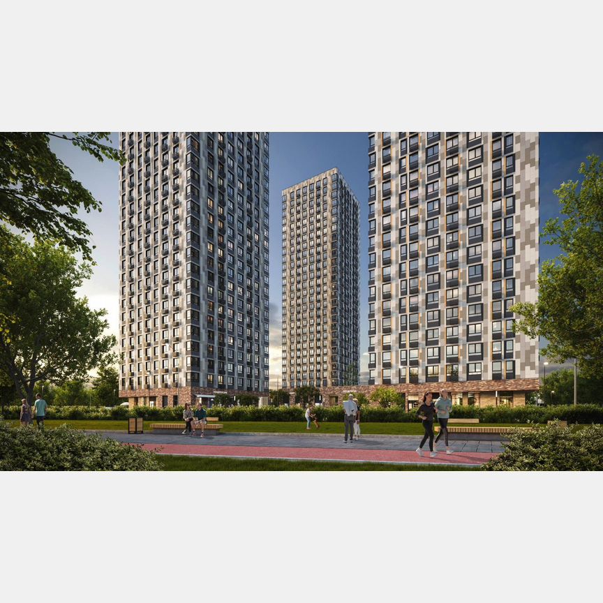 2-к. квартира, 48,6 м², 6/29 эт.