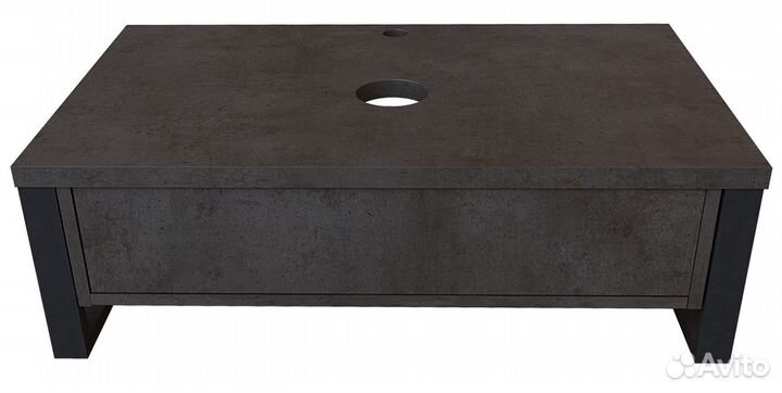 Подвесная Тумба grunge loft 100П Бетон