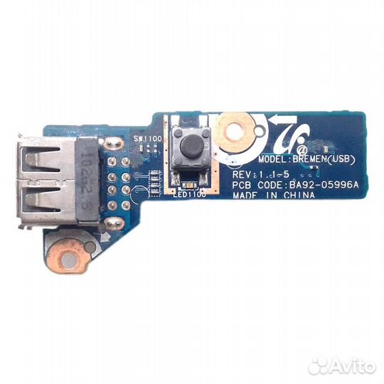 Кнопка вкл. и USB для samsung R525. Отп. в регионы