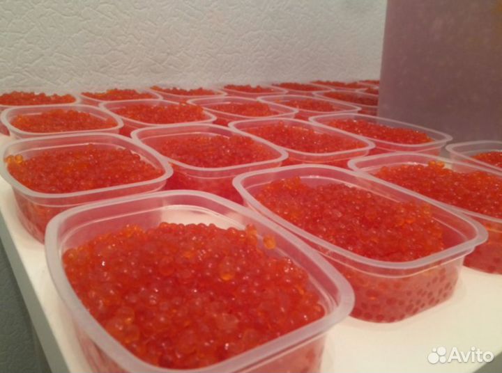 Икра красная (форелевая), ястык