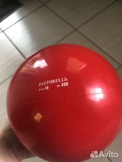 Гимнастический мяч Pastorelli 16 cm красный