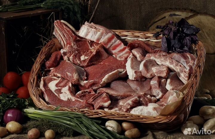 Продукты на корм животным. Мясо