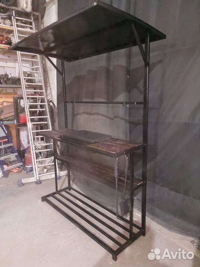 Мангал с крышей