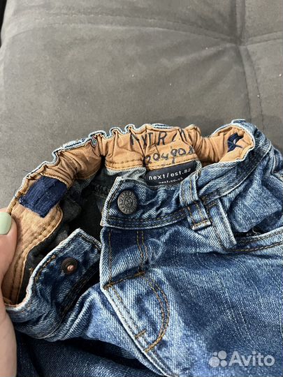 Джинсы детские next 12-18 мес