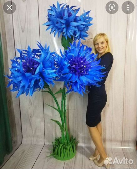 Светильник роза из изолона