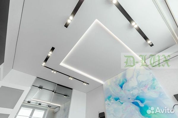 Натяжные потолки под ключ