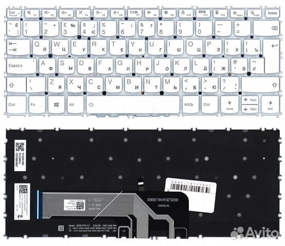 Клавиатура для ноутбука Lenovo Yoga Slim 7 Carbon