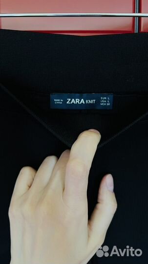 Трикотажные брюки клеш Zara новые белыми лампасами