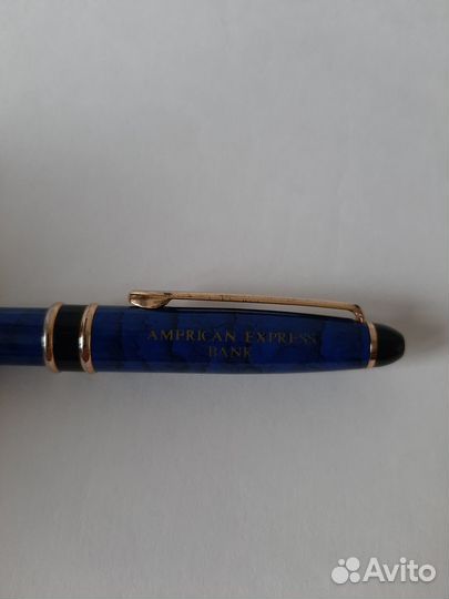 Ручка с логотипом банка и ручка (СССР) из дерева