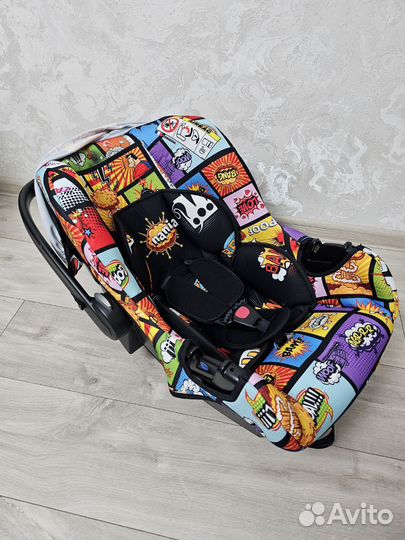 Люлька переноска автомобильная для новорожденных
