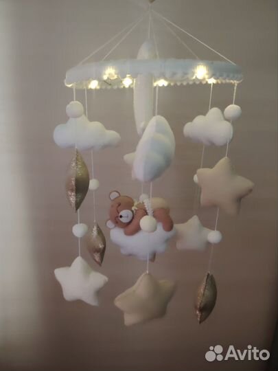 Мобиль на кроватку без кронштейна