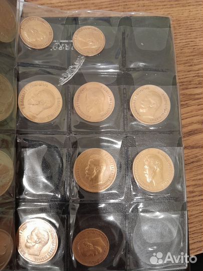 Золотая монета 10 рублей Николай 2 царские монеты