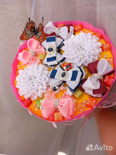 Букет из бантиков для волос