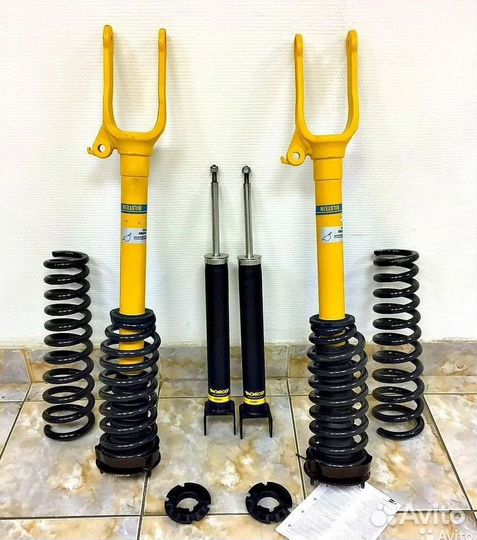 Комплект для перехода с пневмы на пружины