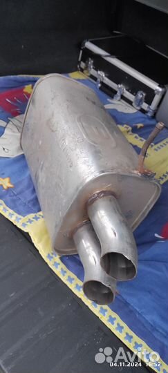 Задняя банка глушителя volvo xc 90