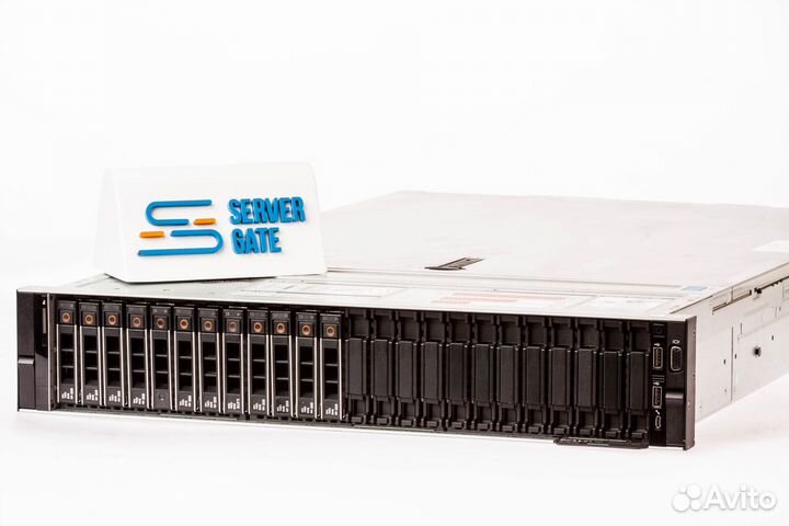 Сервер Dell R740xd 24SFF 2xGold 6154 256GB