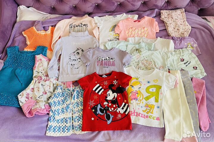 Вещи пакетом для девочки 98