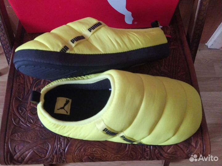 Угги Тапки Puma Scuff Yellow Три Размера