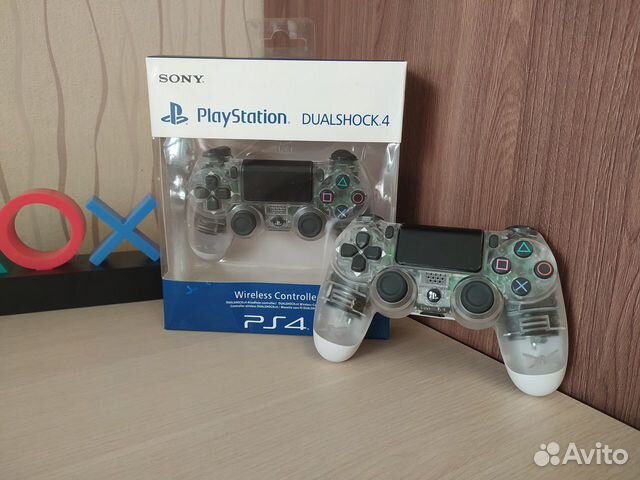 Джойстик PS4 прозрачный (новый)
