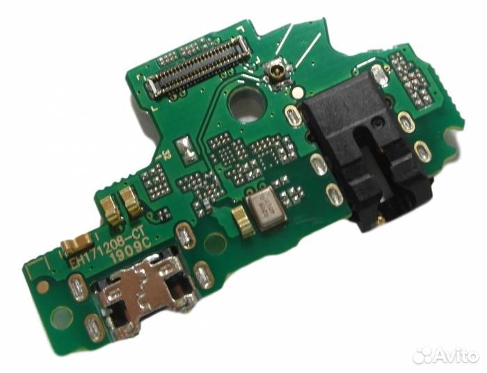 Шлейф Honor 9 Lite (плата) + разъем зарядки + разъ