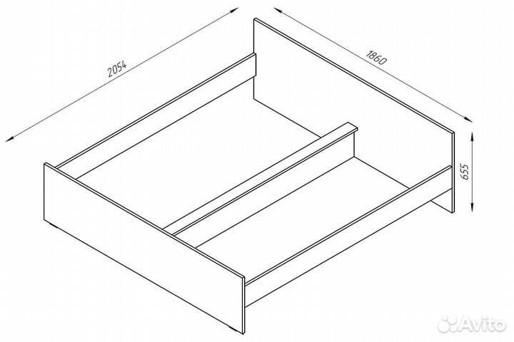 Orion Кровать 180х200 с ортопед. основанием Белый