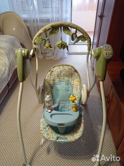 Детские электронные качели для новорожденных