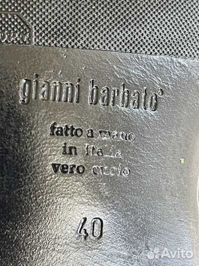 Туфли мужские Gianni Barbato, оригинал
