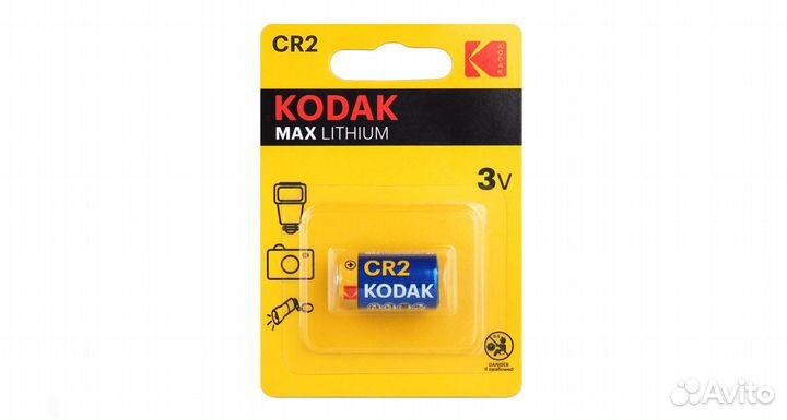 Батарейка Kodak CR2 (3В) BL-1