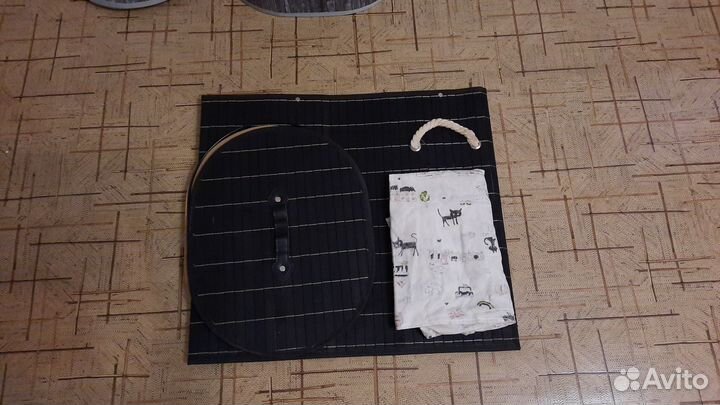 Корзина для белья Бамбуковая овальная