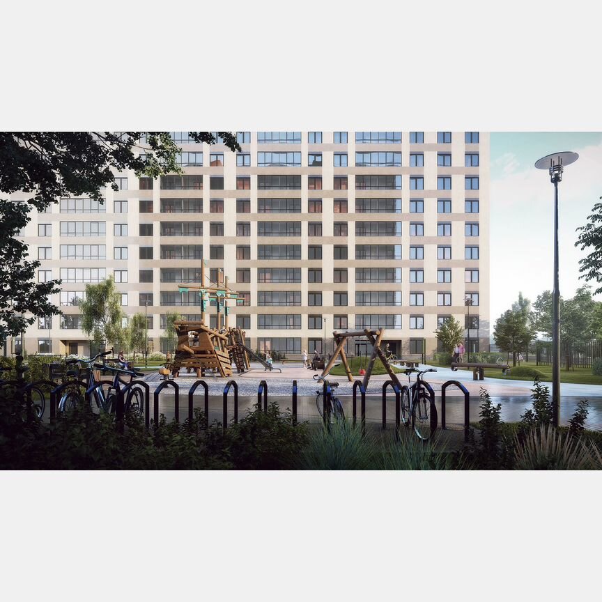 1-к. квартира, 39,5 м², 3/16 эт.