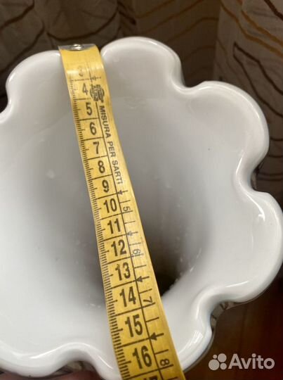 Ваза напольная цветное стекло Чехословакия