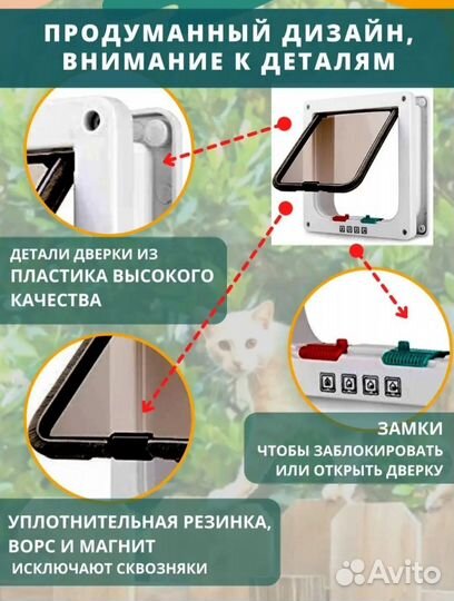 Дверца для кошек и собак