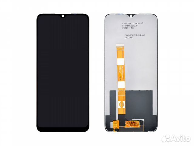 Дисплей для Realme C11, C15, C21, Narzo 50i черный