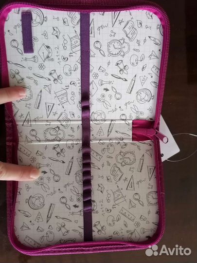 Школьный пенал розовый для девочки