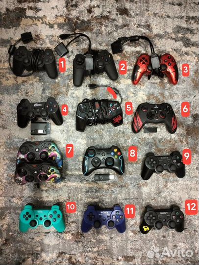 Геймпады для PS2, PS3, PS4